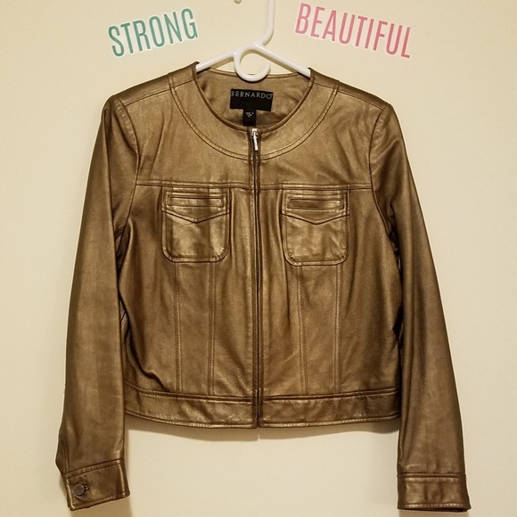 Bernardo Jackets & Blazers - Bernardo Leather Jacket